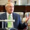 Photo: Senate Majority Leader Harry Reid sits down with t Photo: Senate Majority Leader Harry Reid sits down with t